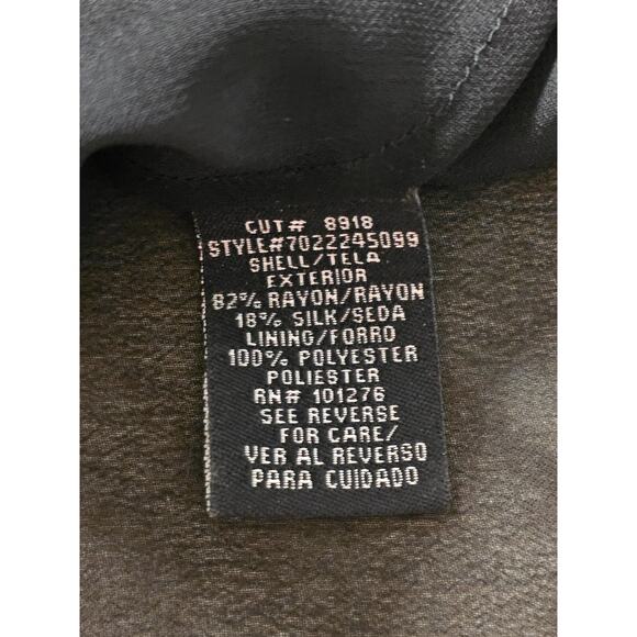 Vtg 2pc Midi Dress 10 Romantic Fairy Grunge Whimsygoth Cowl Neck Burnout Flaw - Picture 4 of 16